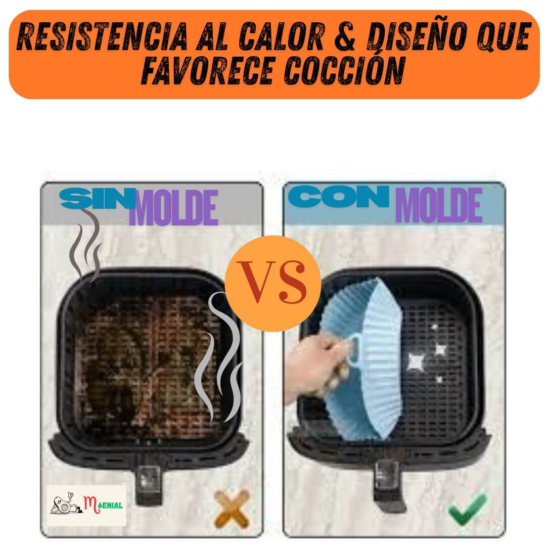 ⭐ Kit de 6 pcs de silicona para freidora