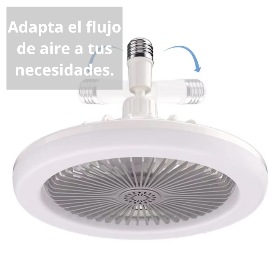 VENTILADOR DE TECHO Y LUZ LED 3 en 1