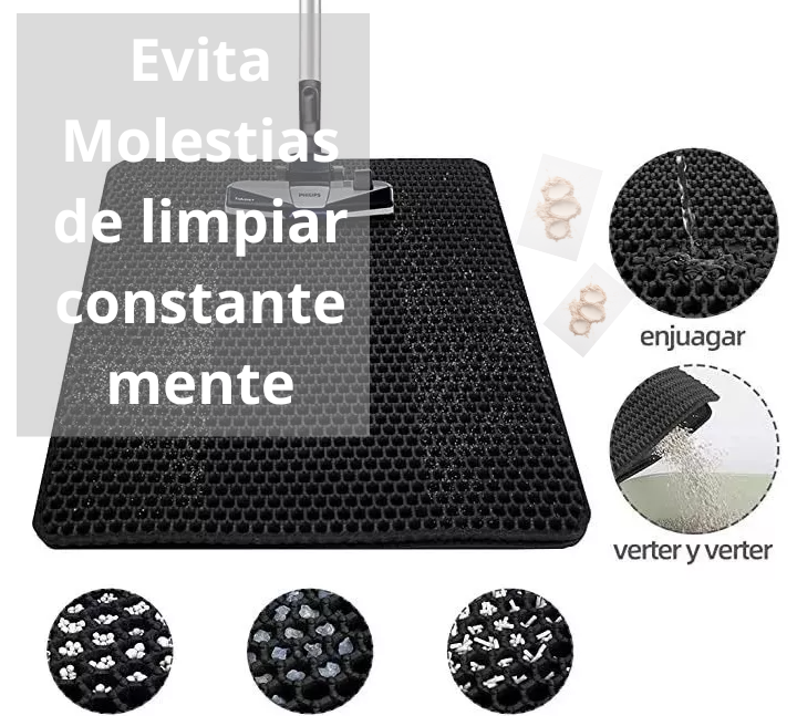 ALFOMBRA PARA ATRAPAR ARENA DE GATOS