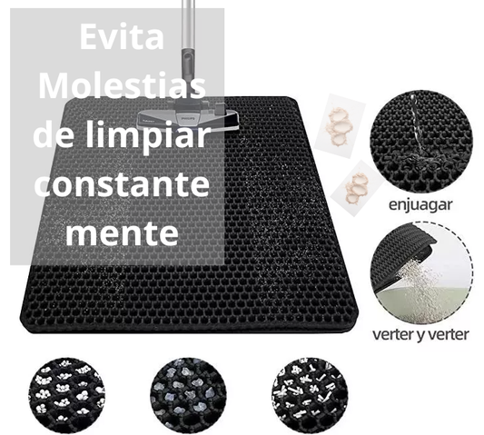 ALFOMBRA PARA ATRAPAR ARENA DE GATOS