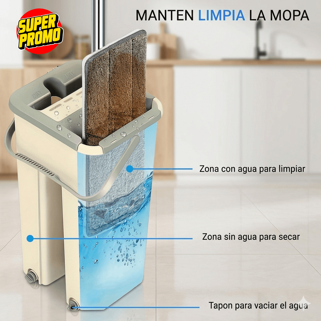 MopaFlex - Llega donde otras mopas no llegan