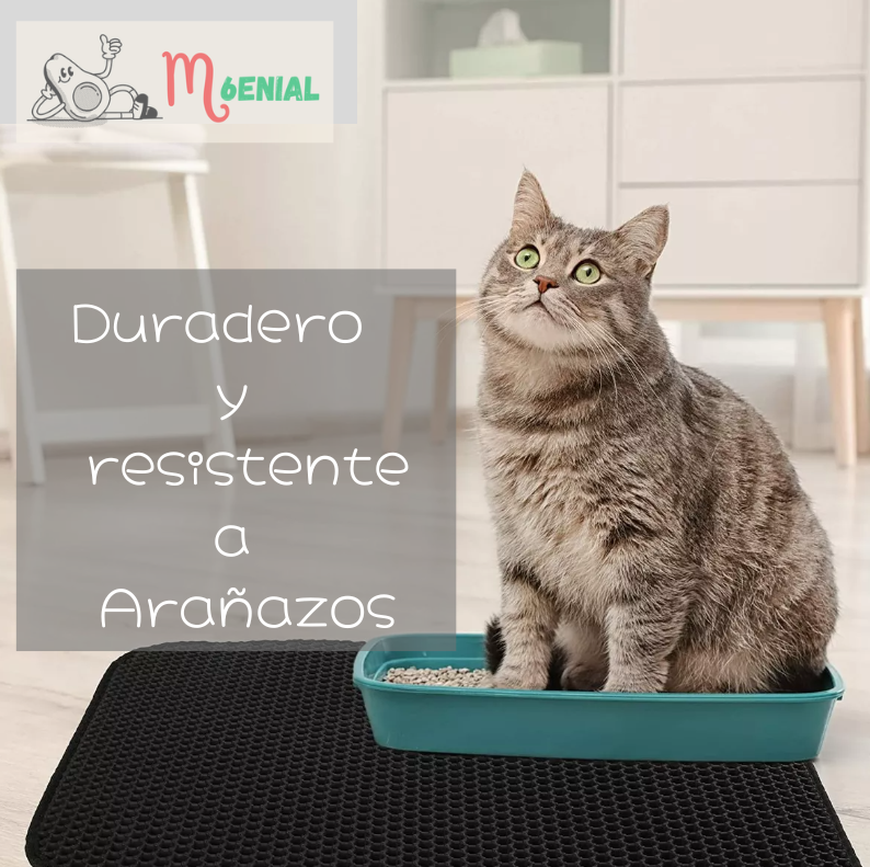 ALFOMBRA PARA ATRAPAR ARENA DE GATOS