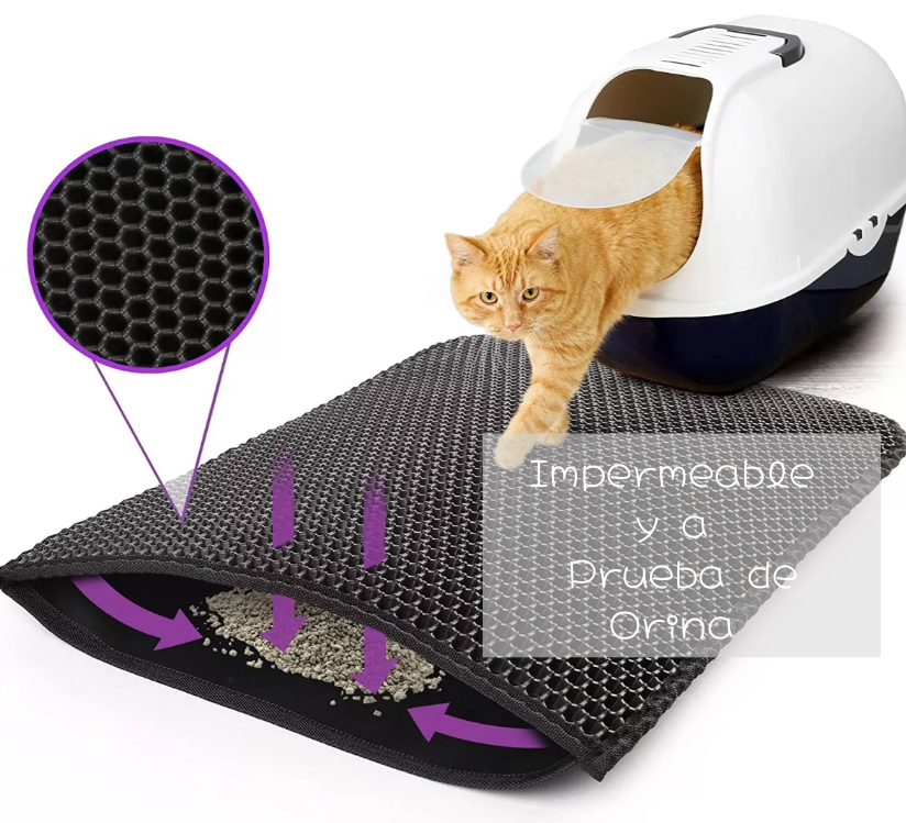 ALFOMBRA PARA ATRAPAR ARENA DE GATOS