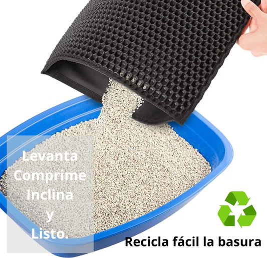 ALFOMBRA PARA ATRAPAR ARENA DE GATOS