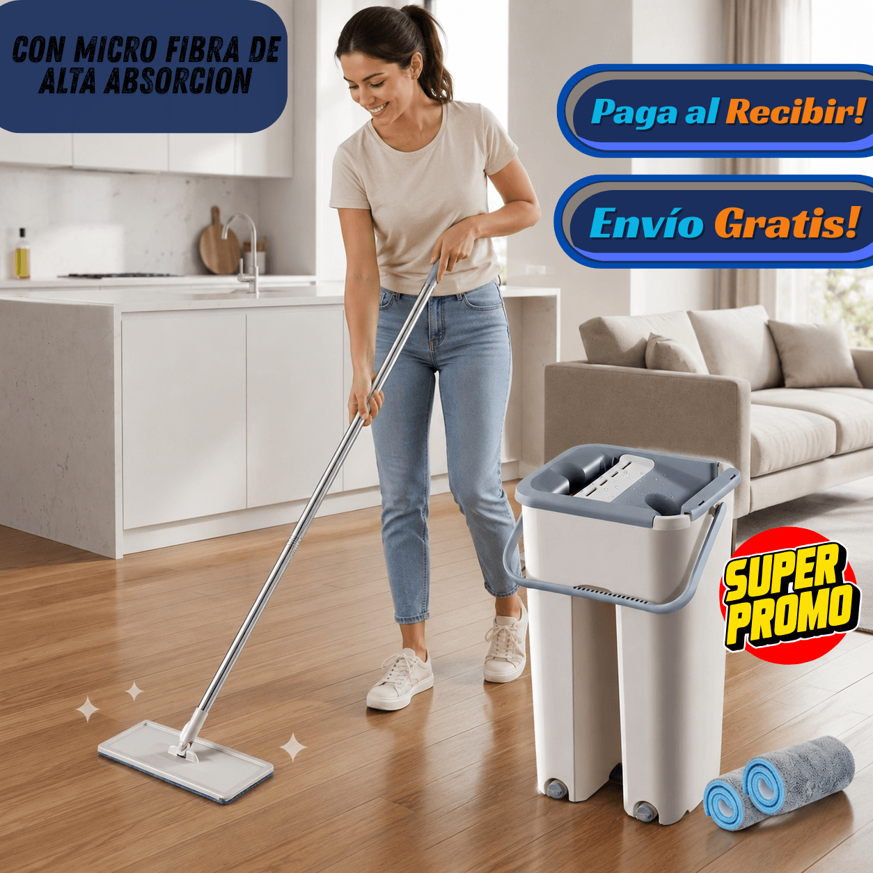 MopaFlex - Llega donde otras mopas no llegan
