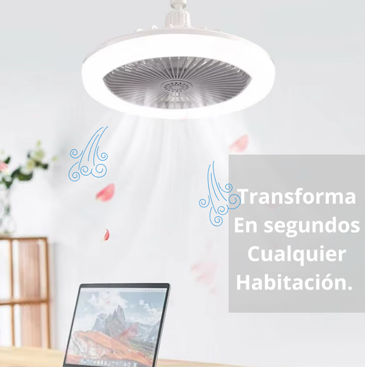 VENTILADOR DE TECHO Y LUZ LED 3 en 1