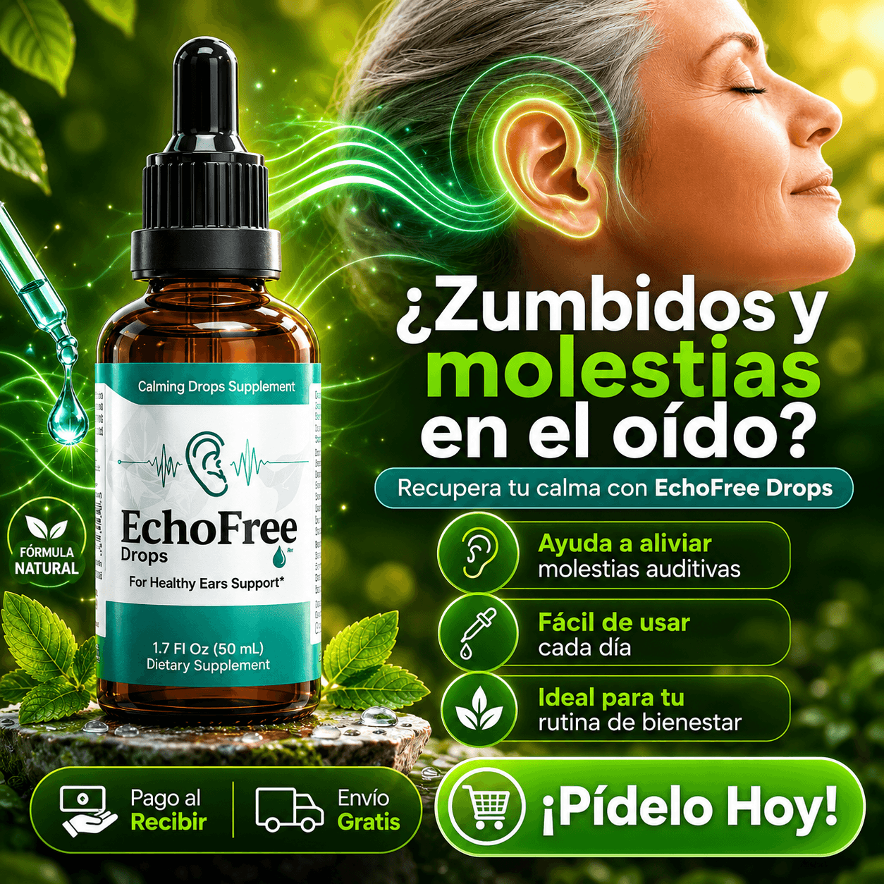 Echofree Silencia el zumbido sin pastillas