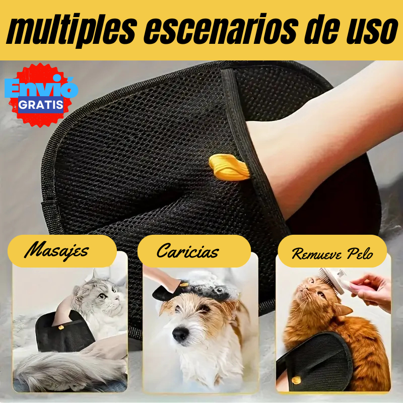 Guante Removedor de pelos para Mascotas